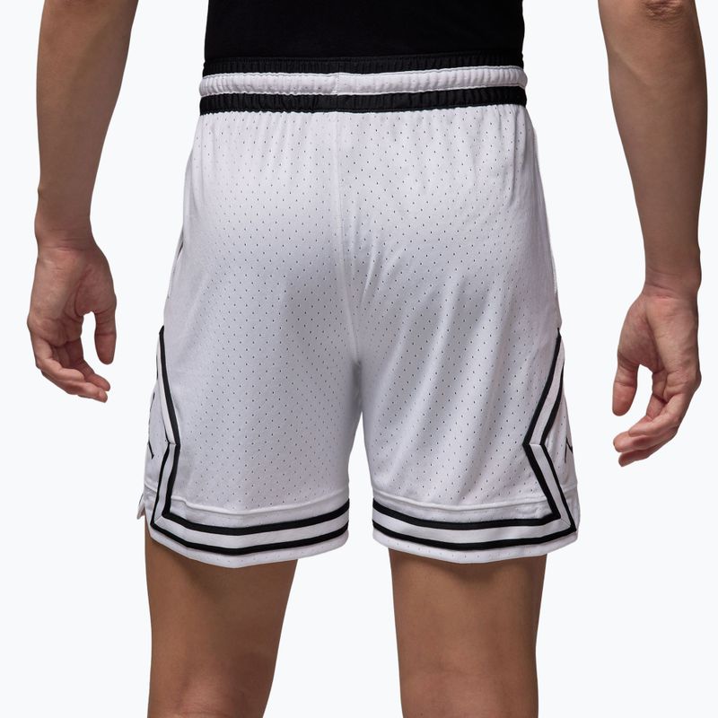 Men's basketball shorts Jordan Mesh Diamond 4" white/black/black 4