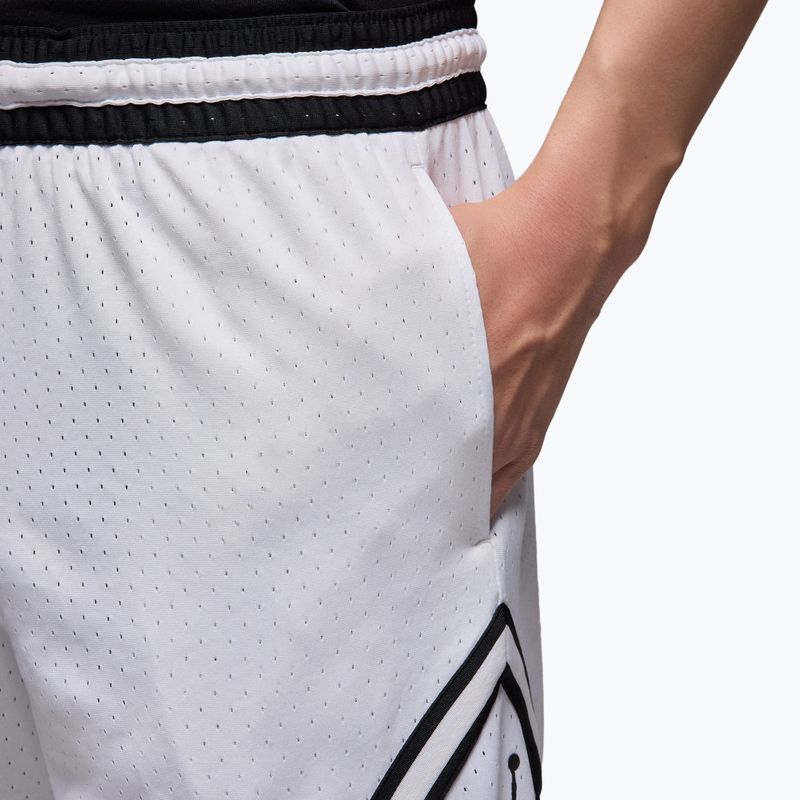 Men's basketball shorts Nike Jordan Mesh Diamond 4" white/black/black 5