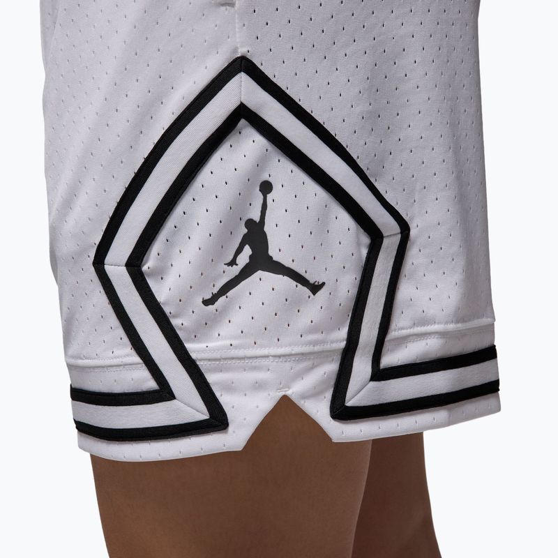 Men's basketball shorts Jordan Mesh Diamond 4" white/black/black 6