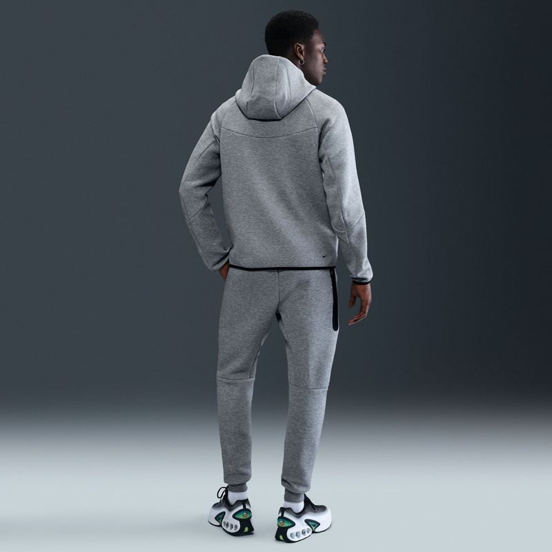 Men's sweatshirt Nike Tech Windrunner Full Zip cave dark grey heather/black 3