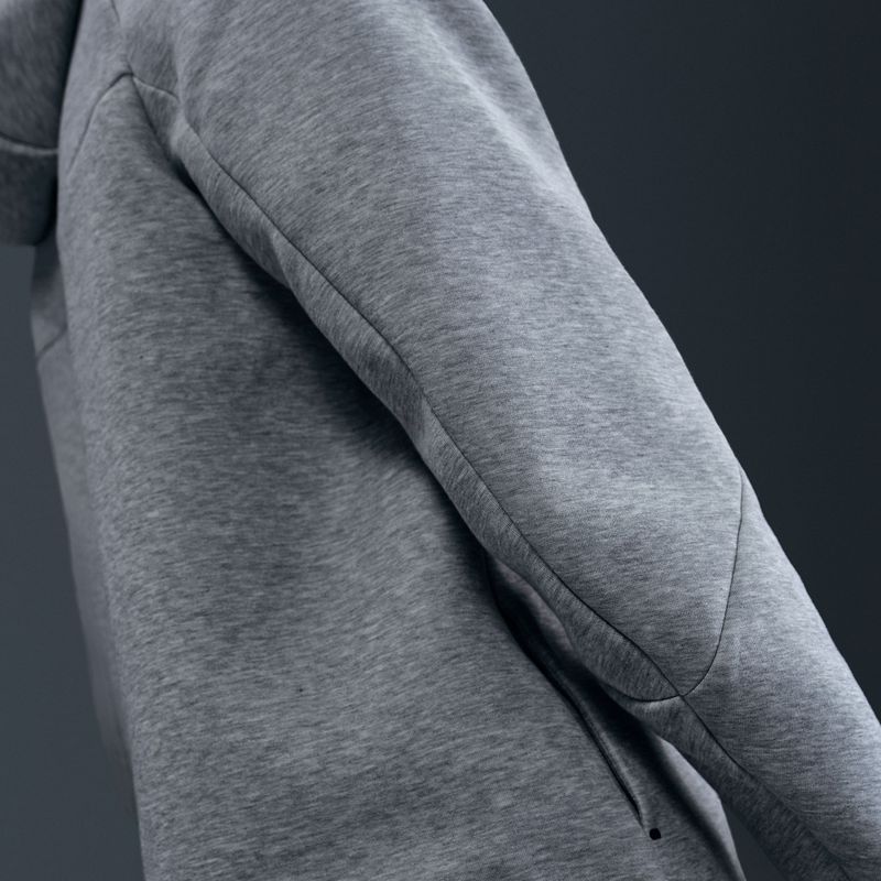 Men's sweatshirt Nike Tech Windrunner Full Zip cave dark grey heather/black 6