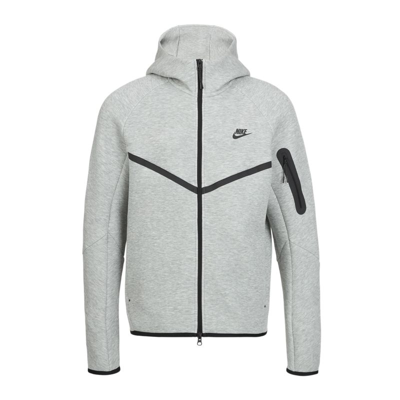 Men's sweatshirt Nike Tech Windrunner Full Zip cave dark grey heather/black 7