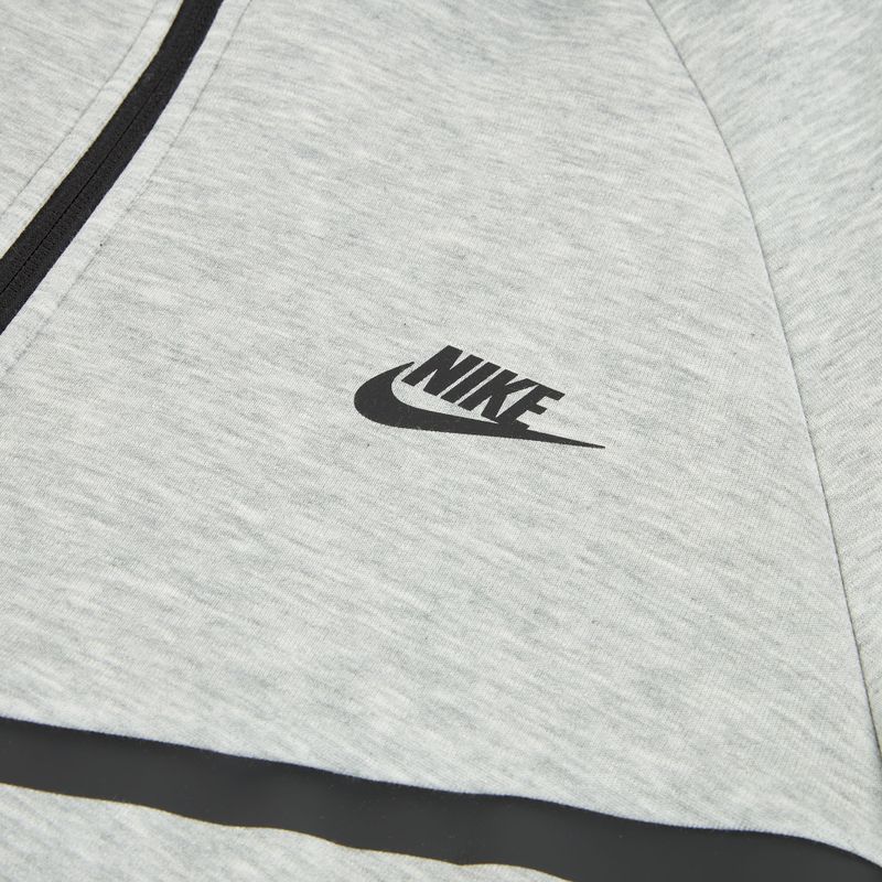 Men's sweatshirt Nike Tech Windrunner Full Zip cave dark grey heather/black 9