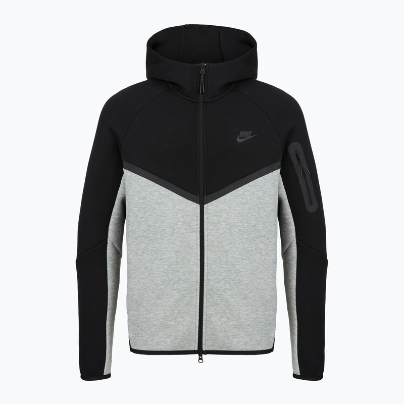 Men's sweatshirt Nike Tech black/dark grey heather/black 9