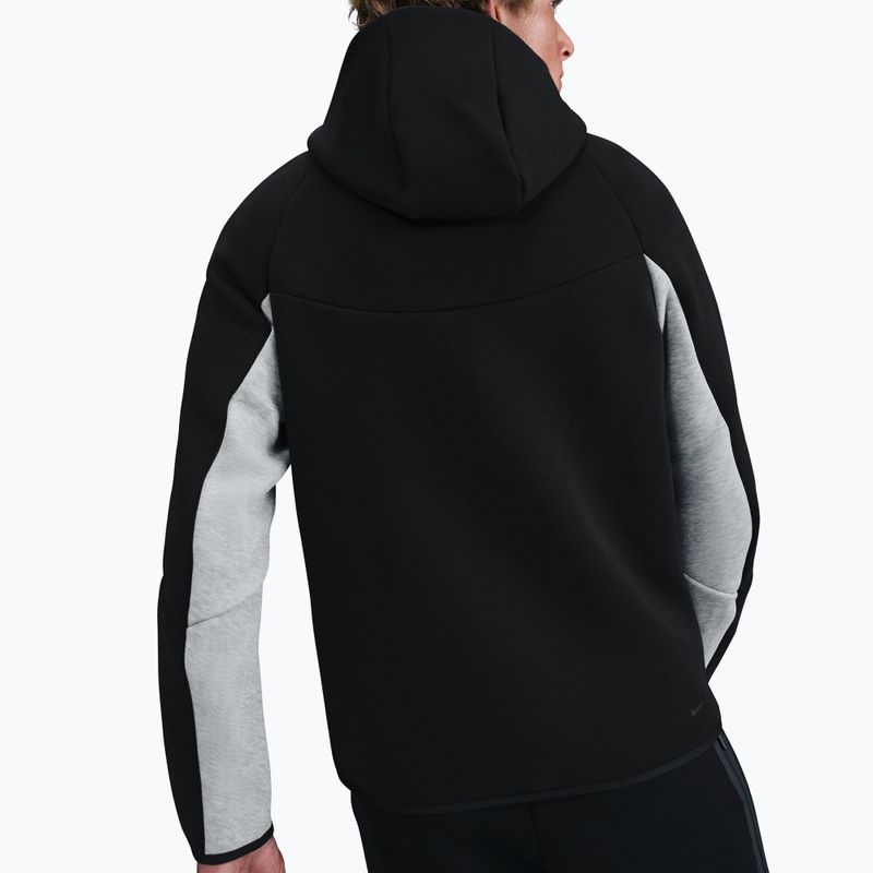Men's sweatshirt Nike Tech black/dark grey heather/black 4