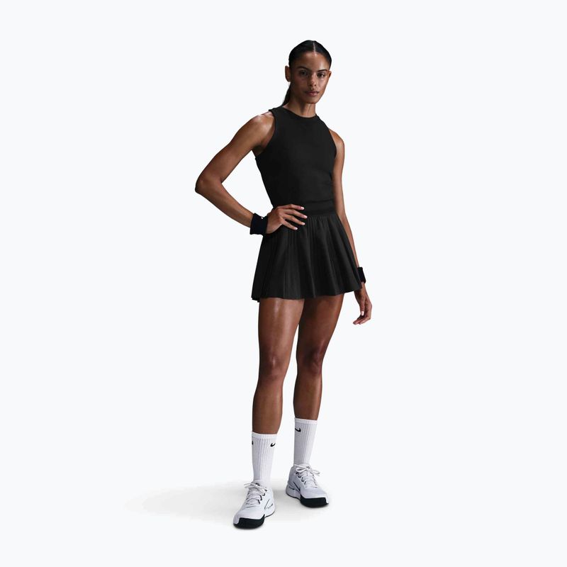 Tennis skirt Nike Court Dri-Fit Advantage Pleated black/black 2
