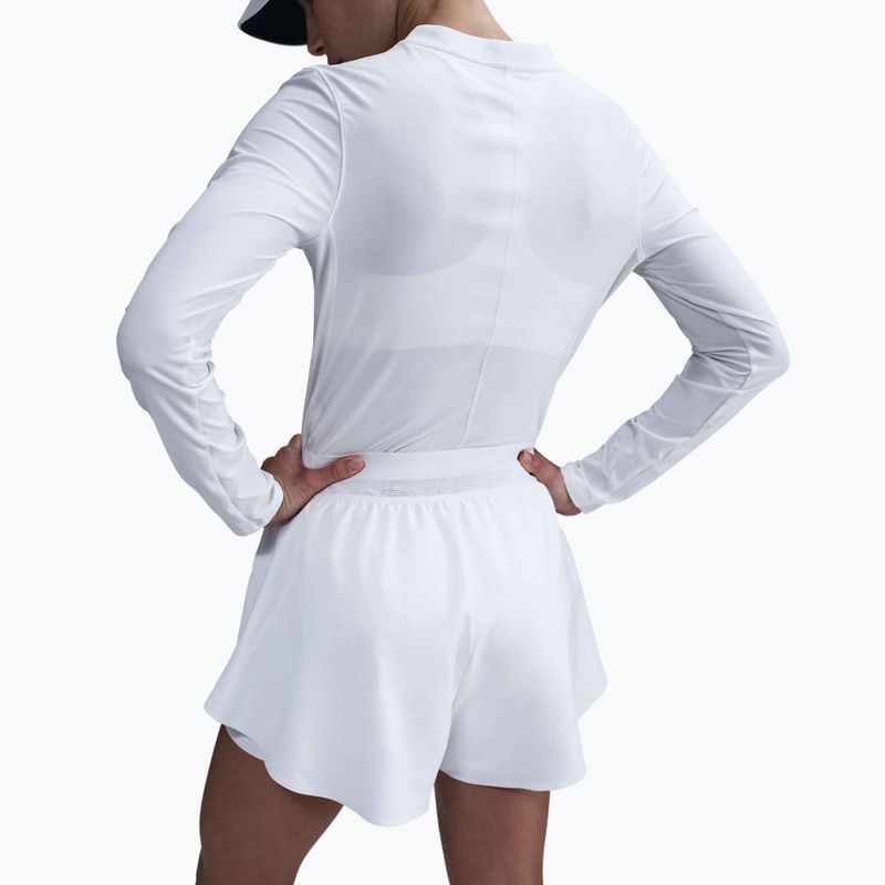 Women's tennis shorts Nike Court Dri-Fit Ace Advantage white/white 3