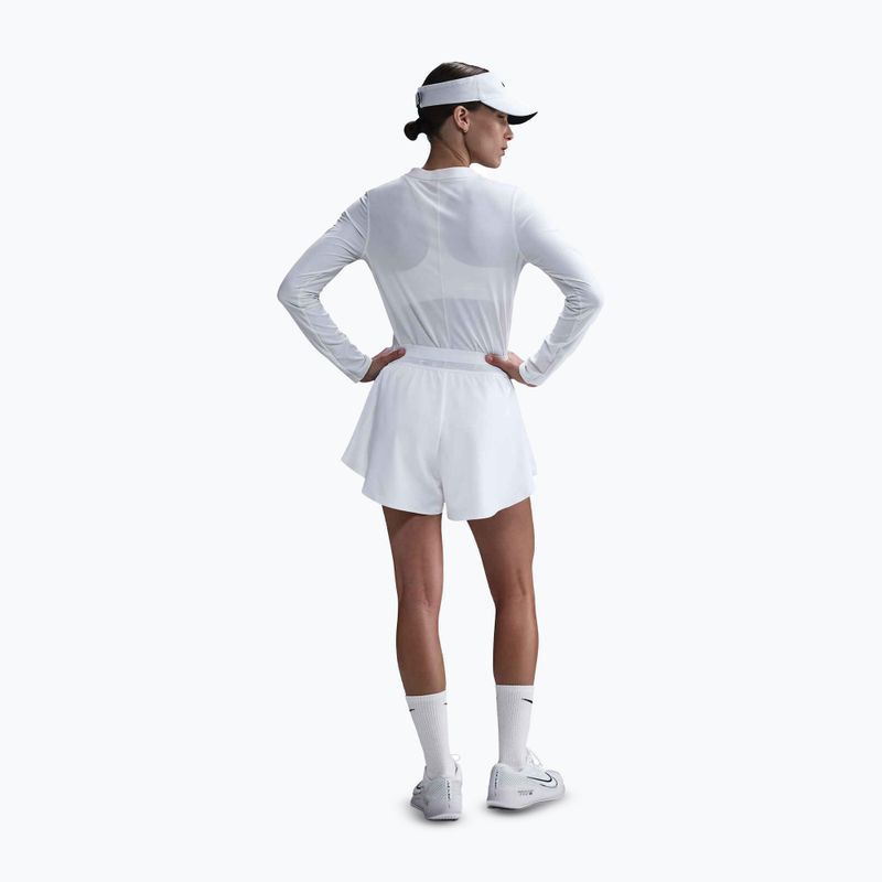 Women's tennis shorts Nike Court Dri-Fit Ace Advantage white/white 4