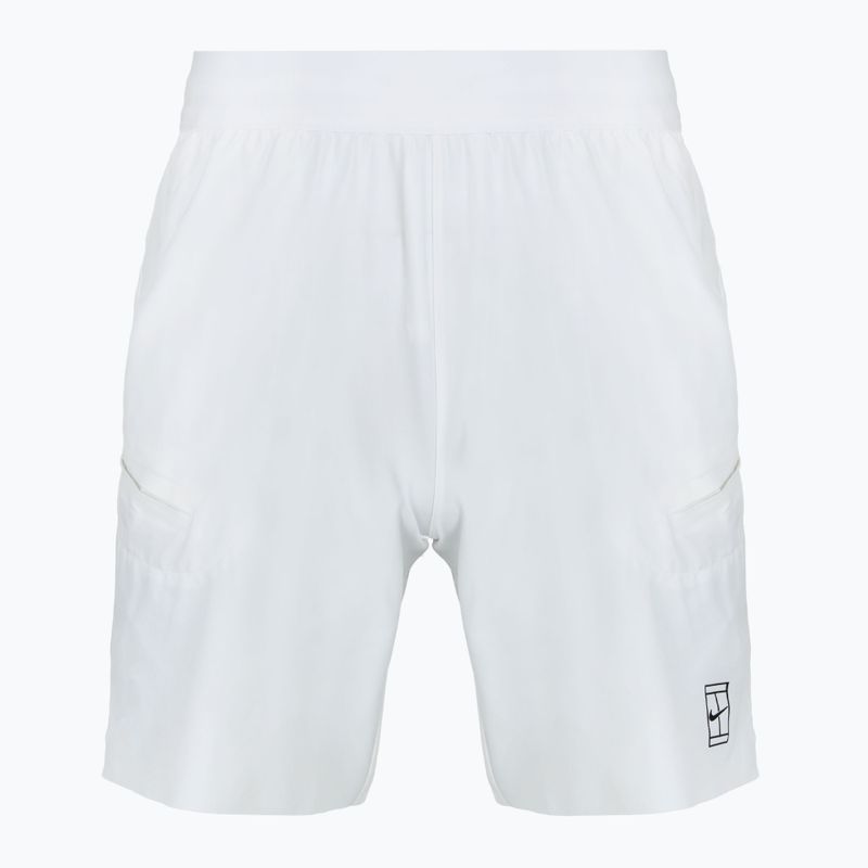 Men's tennis shorts Nike Court Dri-Fit Advantage 8" white/black 8