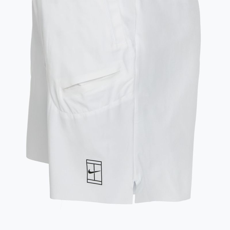 Men's tennis shorts Nike Court Dri-Fit Advantage 8" white/black 10
