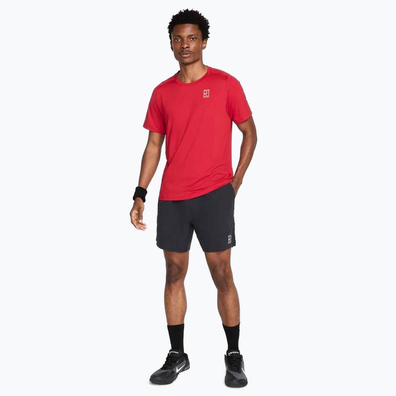 Men's Nike Court Dri-Fit Advantage 6" tennis shorts black / white 2