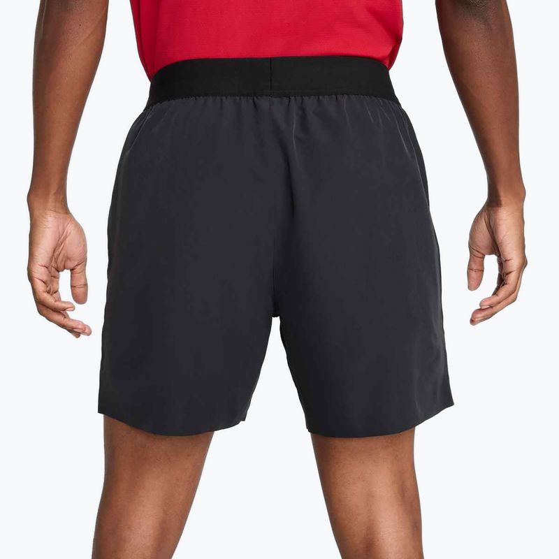 Men's Nike Court Dri-Fit Advantage 6" tennis shorts black / white 3