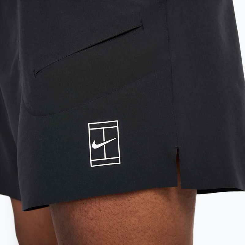 Men's Nike Court Dri-Fit Advantage 6" tennis shorts black / white 7