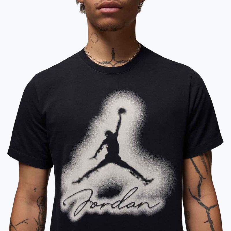 Men's T-shirt Nike Jordan Flight MVP black/sail/sail 4