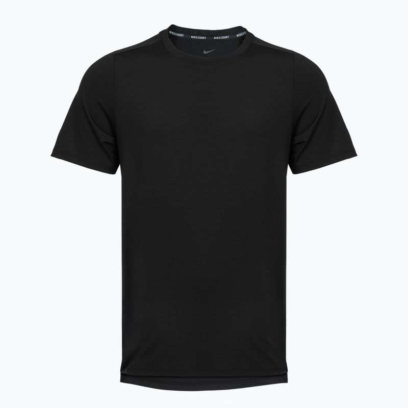 Men's tennis shirt Nike Court Dri-Fit Advantage black / white 7