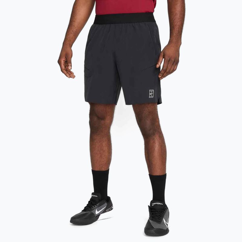 Men's tennis shorts Nike Court Dri-Fit Advantage 8" black/white 4