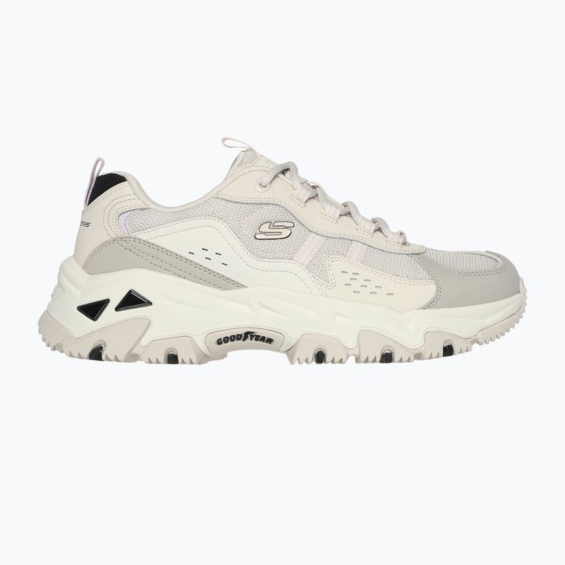 SKECHERS women's D'Lites Hiker beige shoes 9