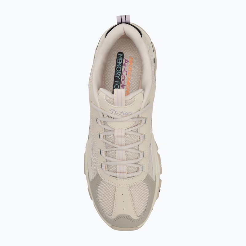 SKECHERS women's D'Lites Hiker beige shoes 5