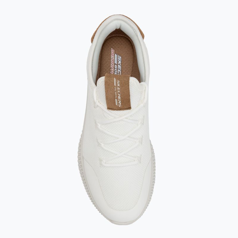 Men's SKECHERS Bobs Sport Geo City Dapper white shoes 5