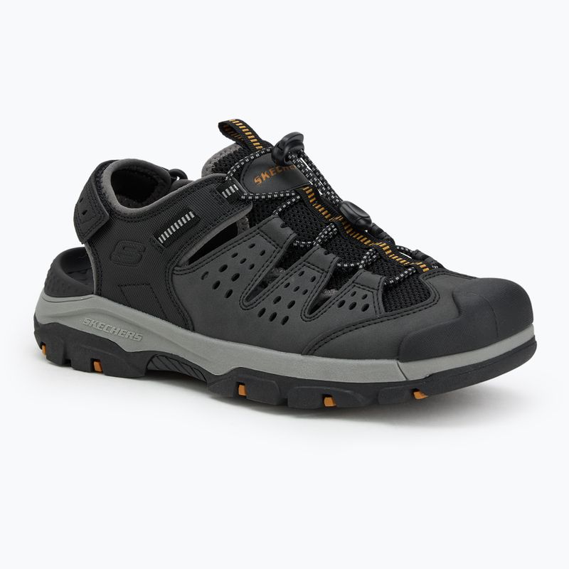 SKECHERS men's Tresmen Menard sandals black