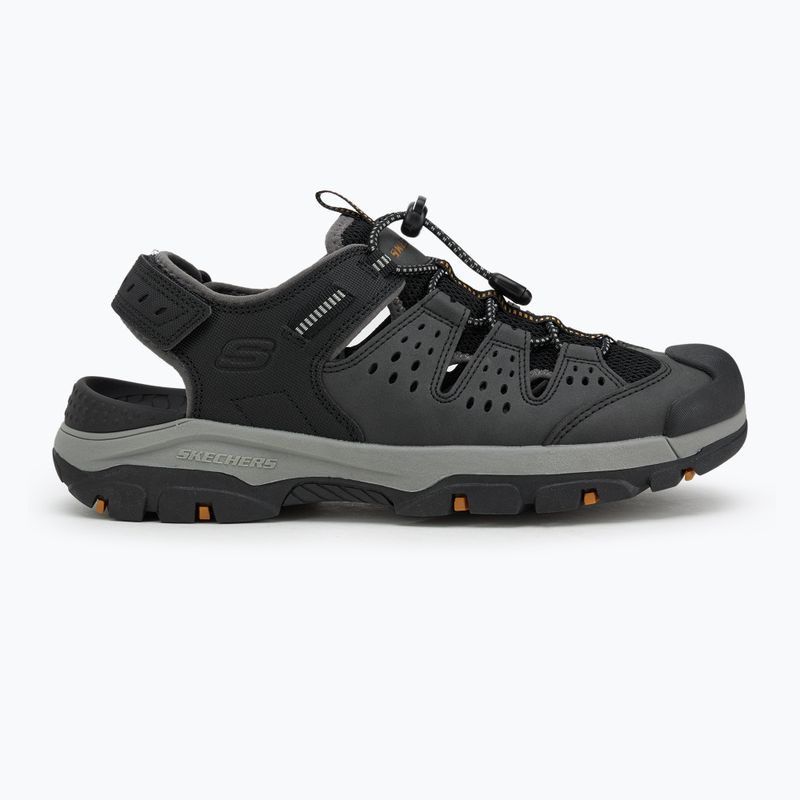 SKECHERS men's Tresmen Menard sandals black 2