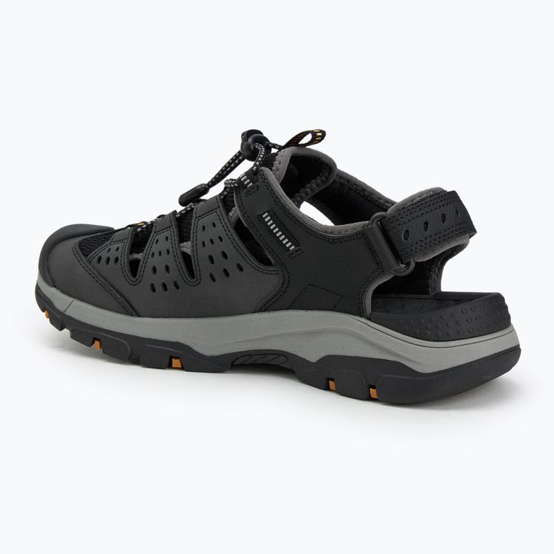SKECHERS men's Tresmen Menard sandals black 3