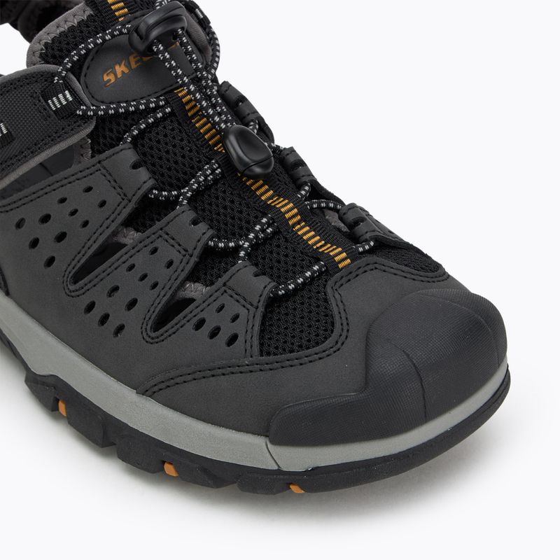 SKECHERS men's Tresmen Menard sandals black 7