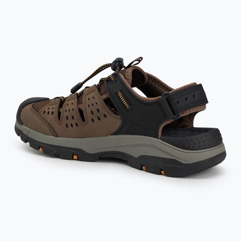 SKECHERS men's Tresmen Menard brown sandals 3