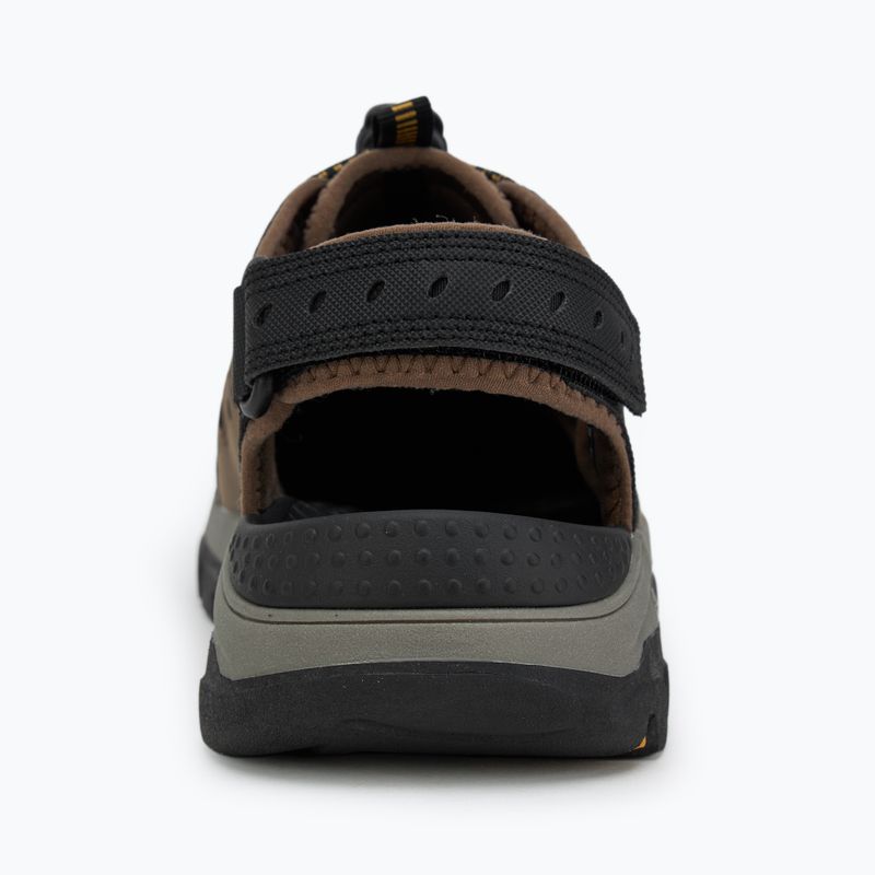 SKECHERS men's Tresmen Menard brown sandals 6