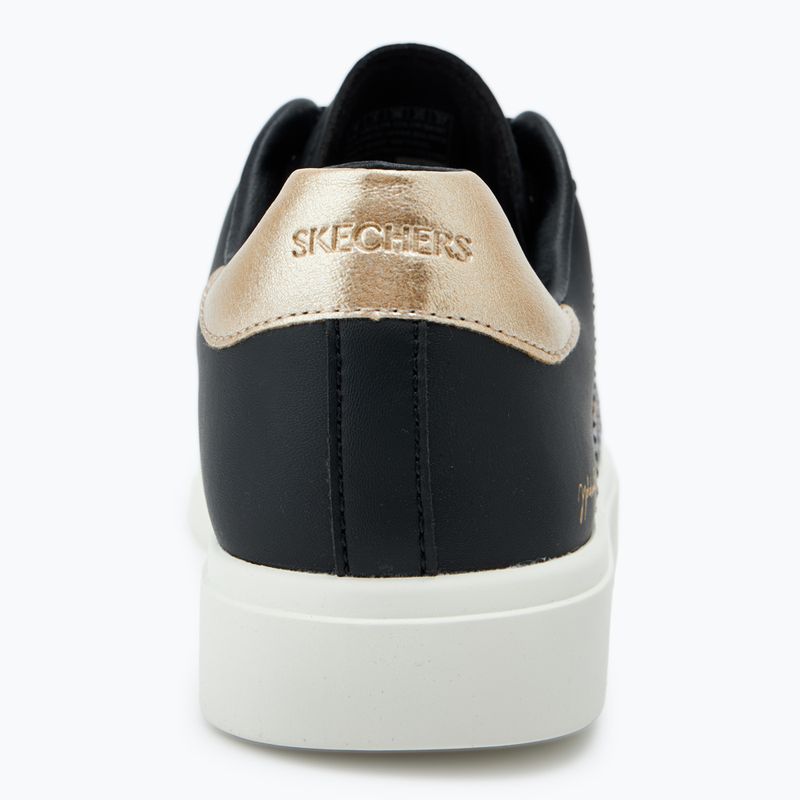 SKECHERS women's shoes JGoldcrown Eden LX Gleaming Hearts black/mulitcolor 6