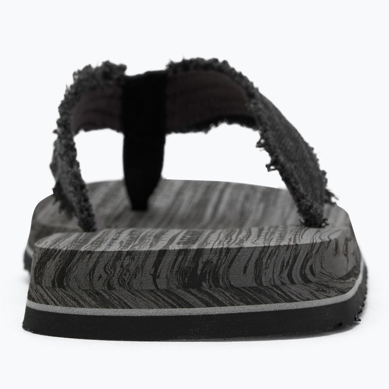 Skechers Tantric Fritz black men's flip flops 6