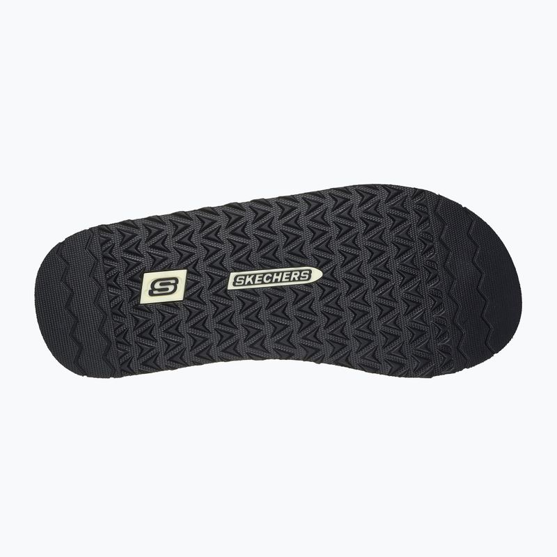Skechers Tantric Fritz black men's flip flops 12