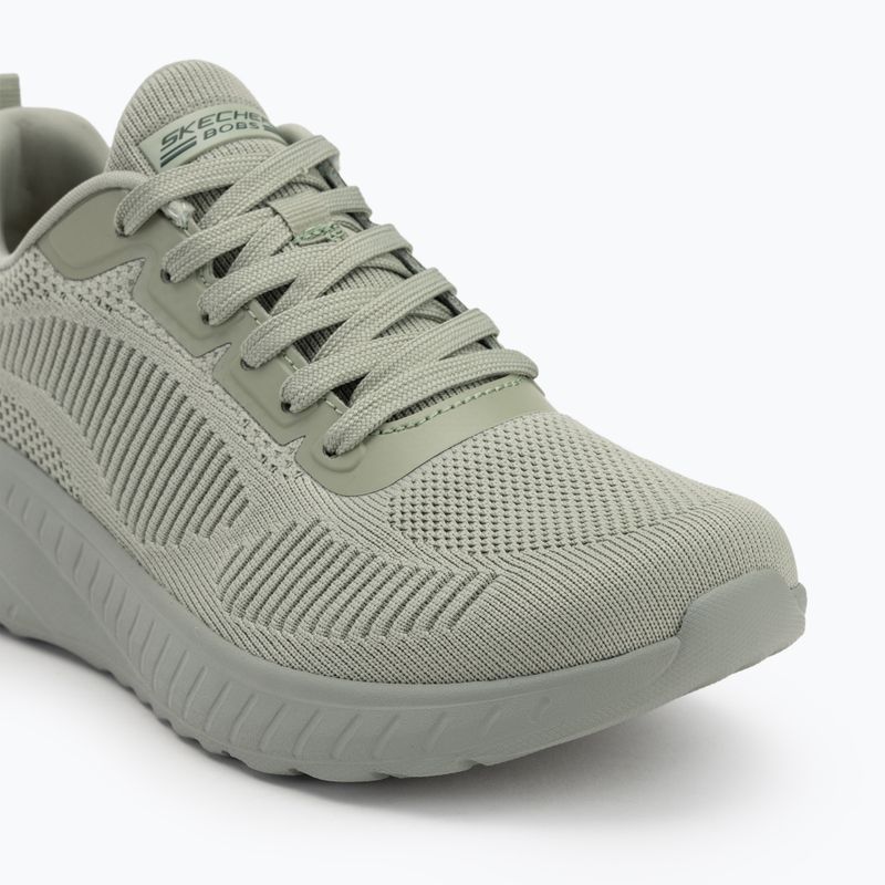 Women's SKECHERS Bobs Squad Chaos Face Off sage shoes 7