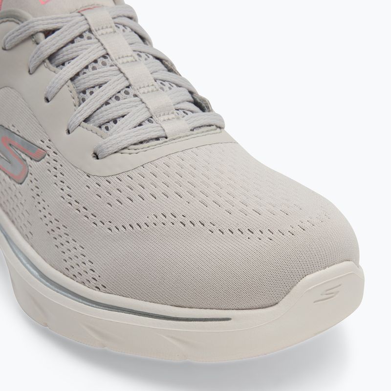 Women's SKECHERS Go Walk 7 Valin gray/pink shoes 7