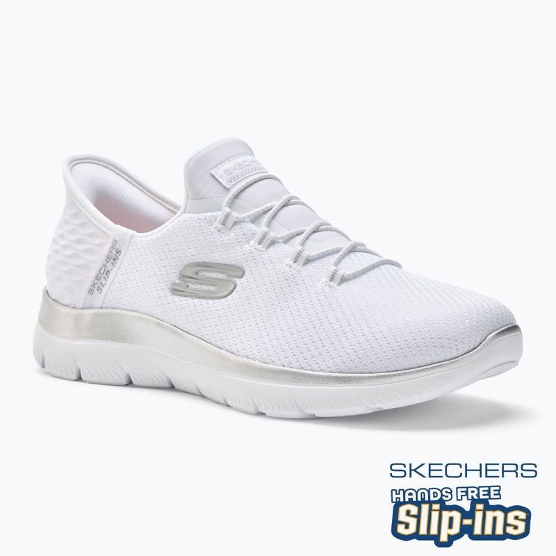 SKECHERS women's shoes Summits Diamond Dream white/silver