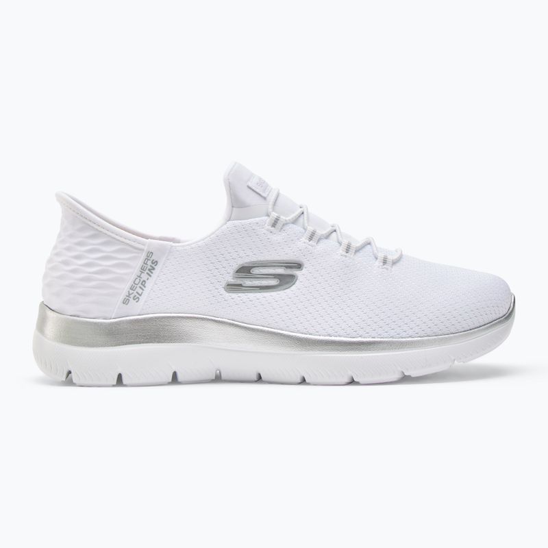 SKECHERS women's shoes Summits Diamond Dream white/silver 2