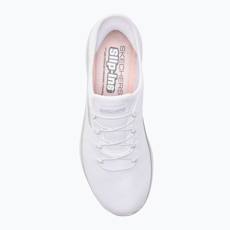 SKECHERS women's shoes Summits Diamond Dream white/silver 5