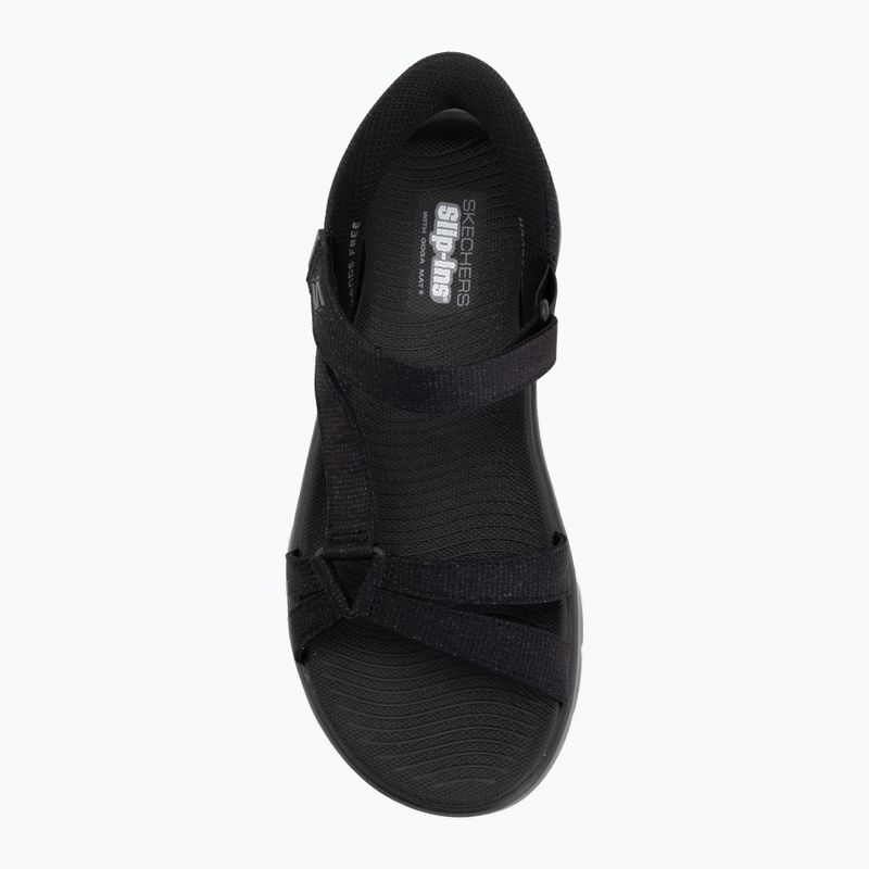 Women's sandals SKECHERS Go Walk Flex Illuminate black 5