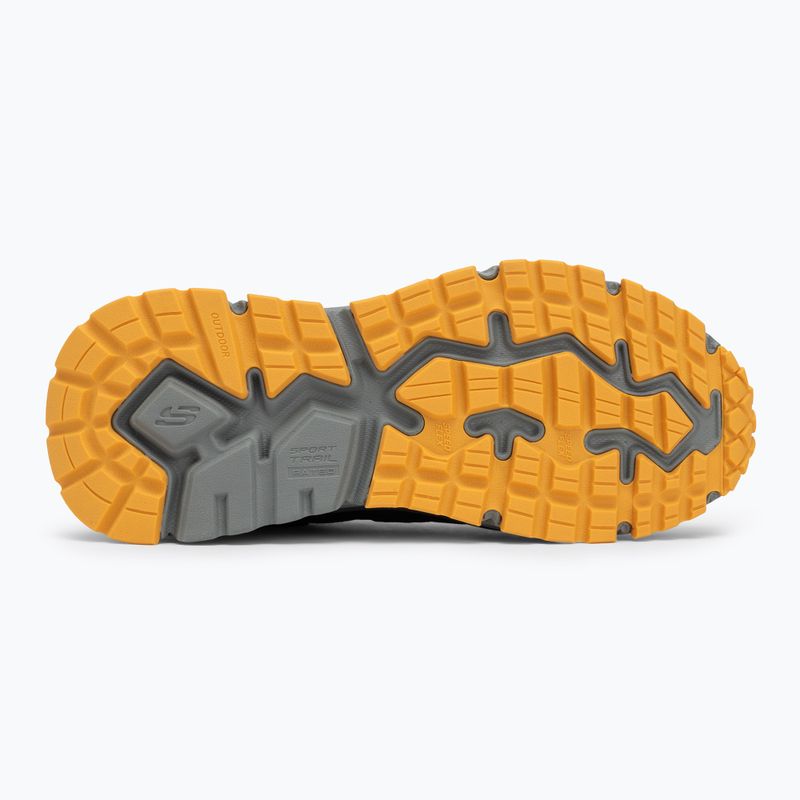 SKECHERS D'Lux Journey men's shoes black/yellow 4
