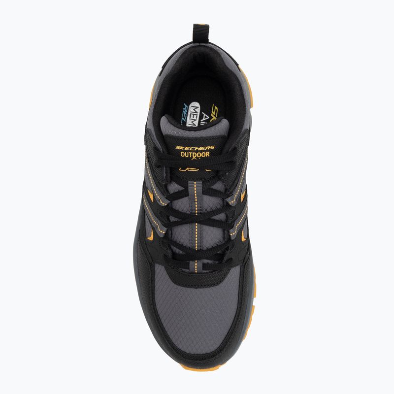 SKECHERS D'Lux Journey men's shoes black/yellow 5