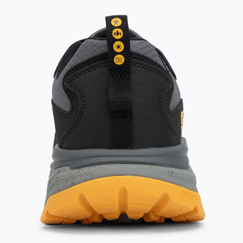 SKECHERS D'Lux Journey men's shoes black/yellow 6