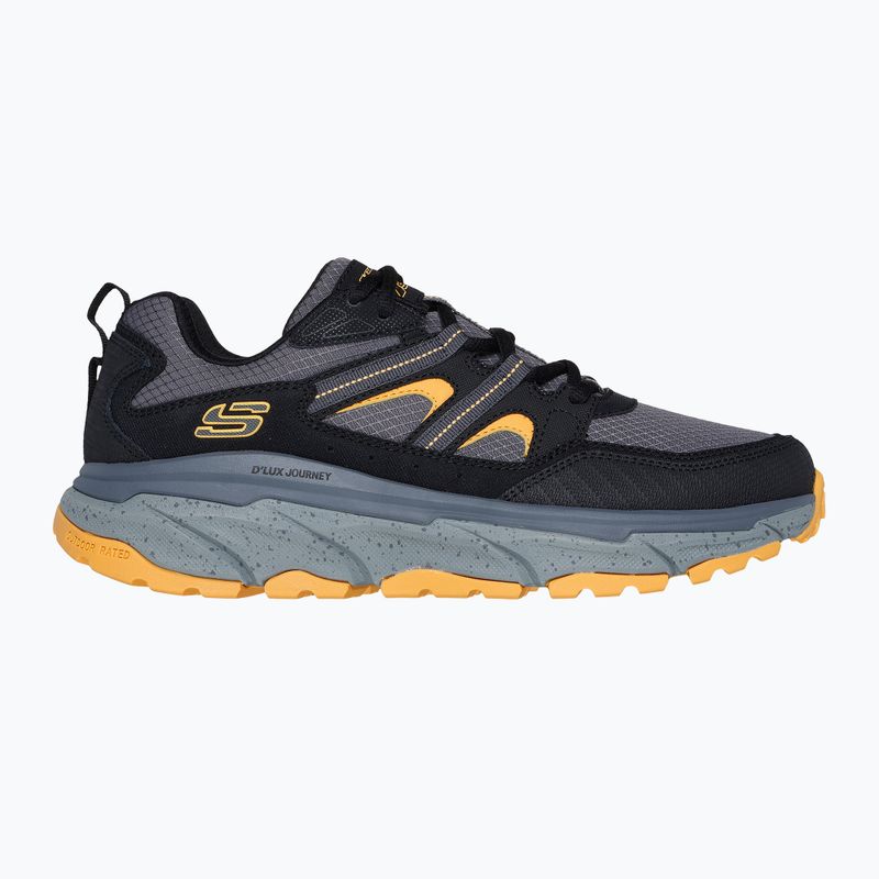 SKECHERS D'Lux Journey men's shoes black/yellow 9