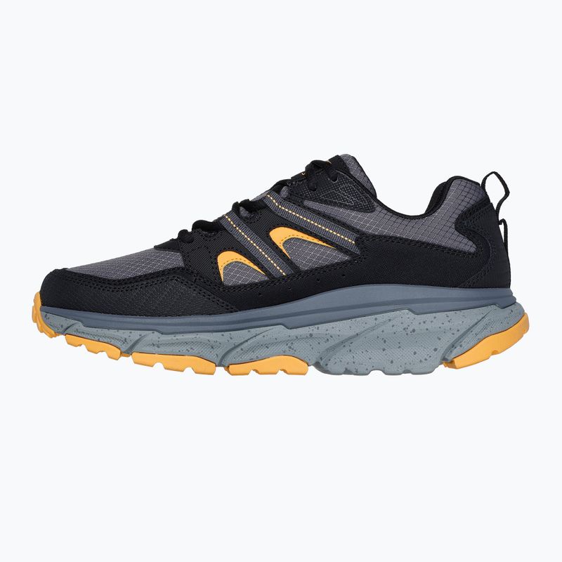 SKECHERS D'Lux Journey men's shoes black/yellow 10
