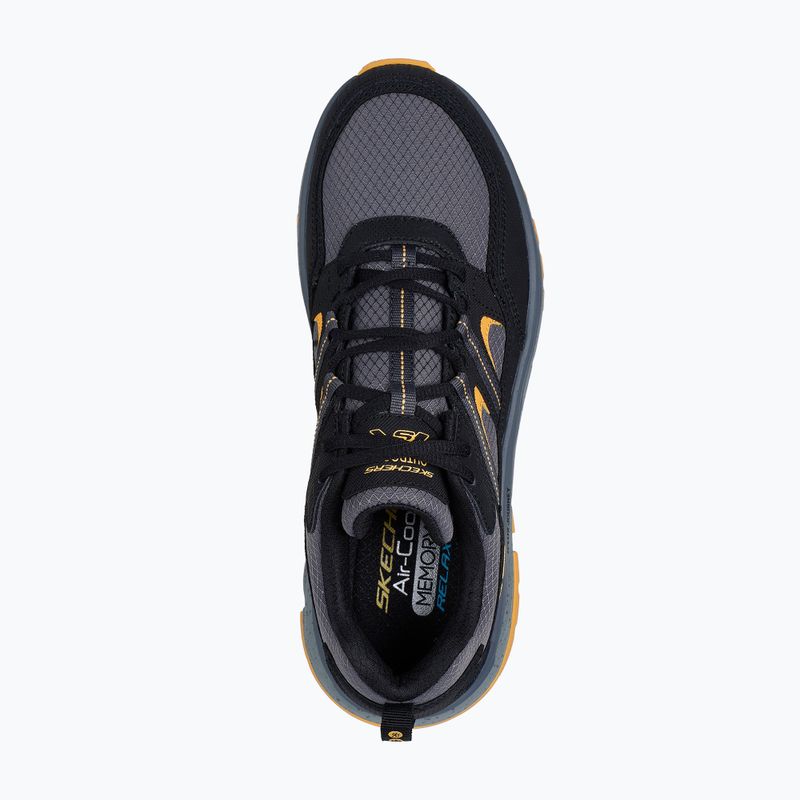 SKECHERS D'Lux Journey men's shoes black/yellow 12