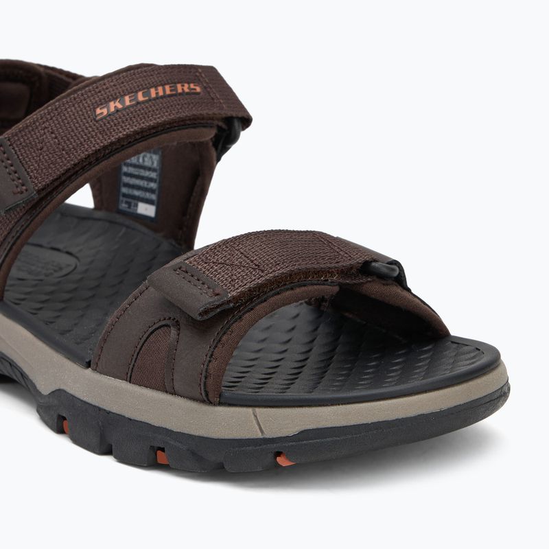 SKECHERS Tresmen Ryer men's sandals chocolate 7
