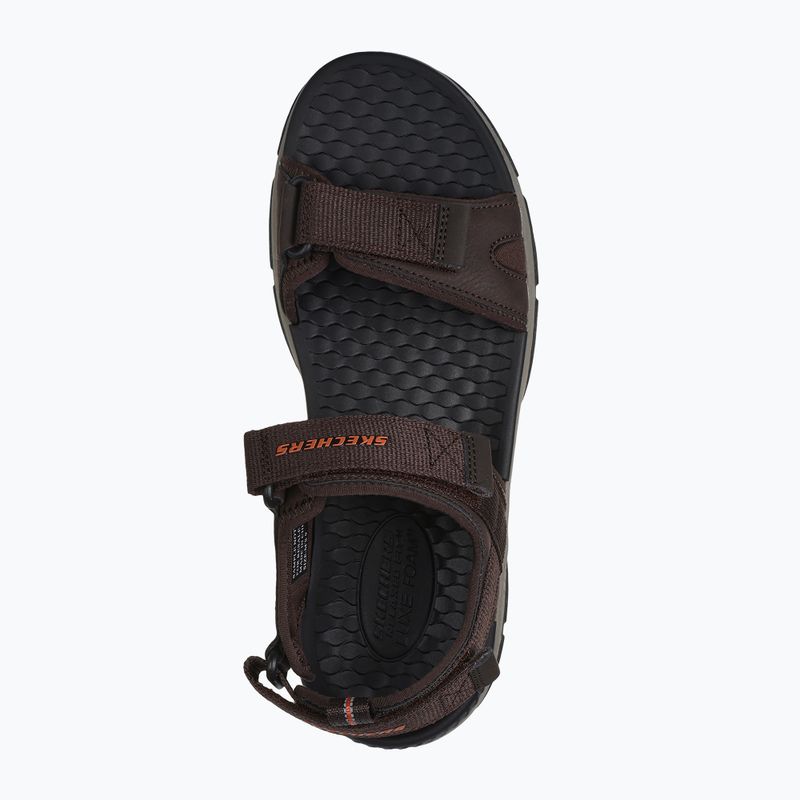 SKECHERS Tresmen Ryer men's sandals chocolate 4