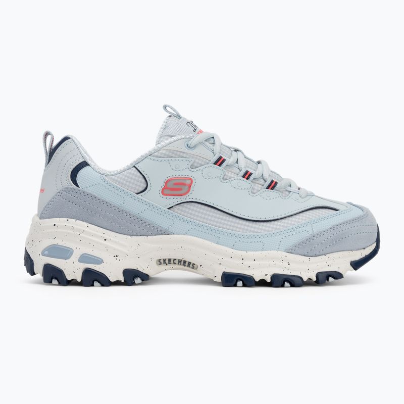 SKECHERS women's shoes D'Lites Bold Views light blue/multi 2