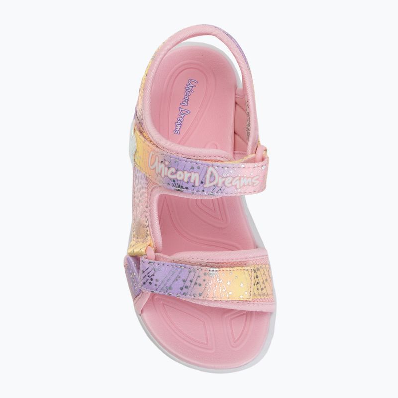 Children's sandals SKECHERS Unicorn Dreams Majestic Bliss pink 5