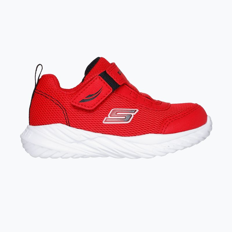 Skechers Nitro Sprint red/black children's shoes 8