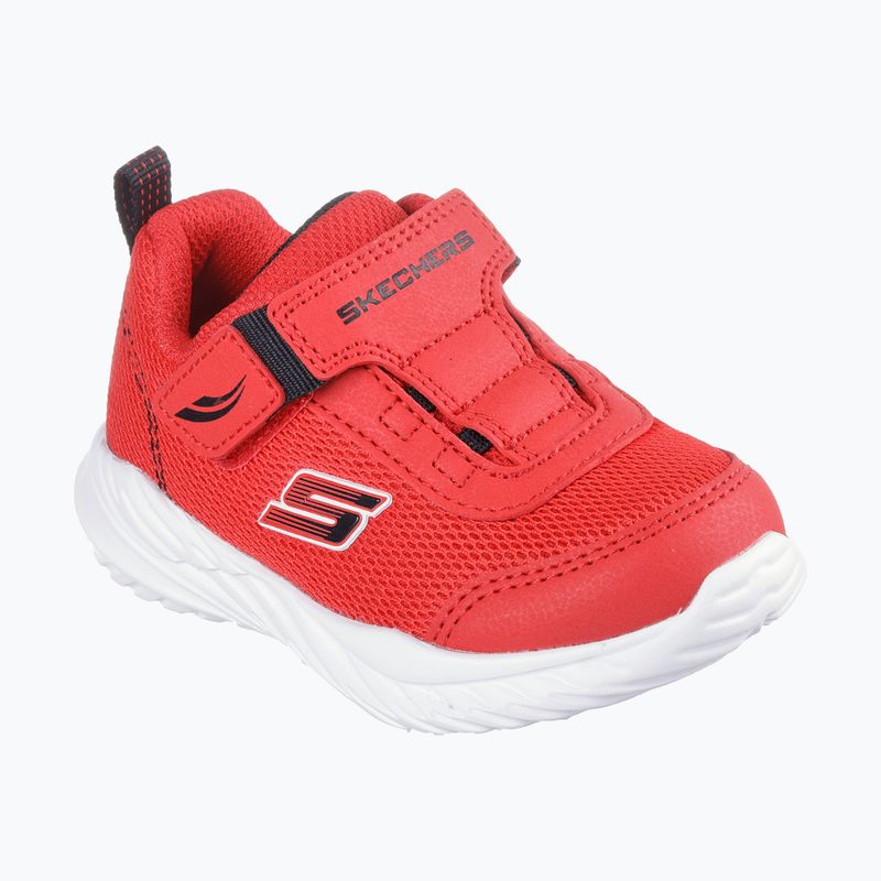 Skechers Nitro Sprint red/black children's shoes 10